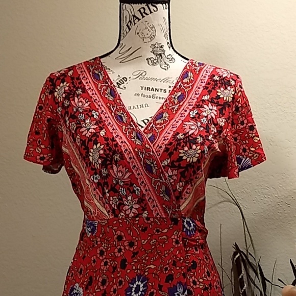 ⬇️SALE⬇️ 1 LEFT Boho Wrap Maxi - Picture 3 of 4